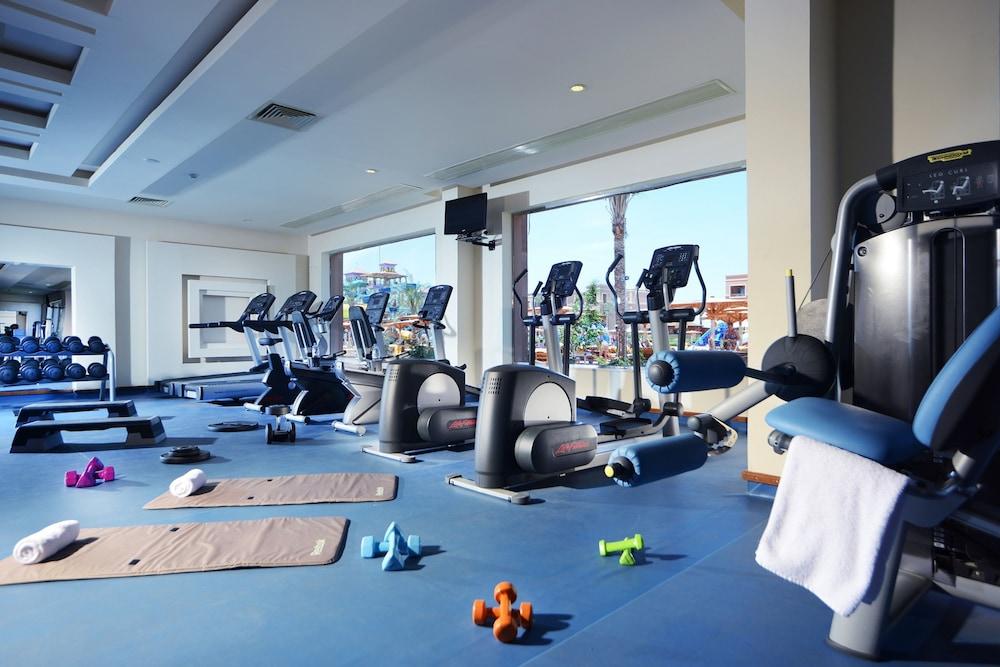 沙姆沙伊赫 Charmillion Club Aquapark酒店 外观 照片 The gym at the hotel